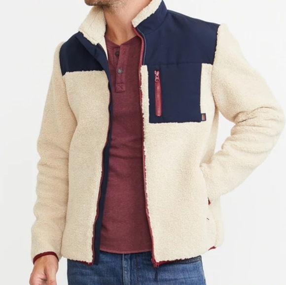 Marine Layer Other - Marine Layer Whistler Heavy Sherpa Zip Up Jacket